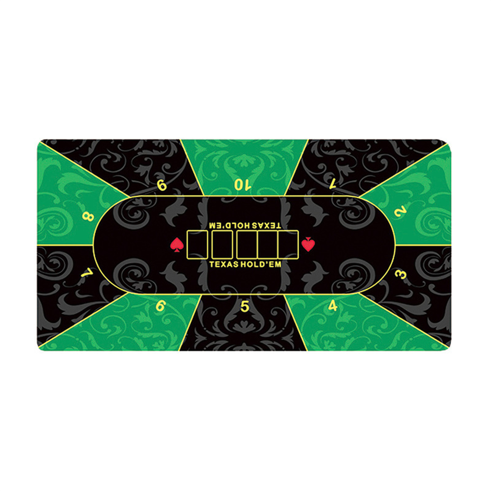 Rubber Mat Desk - Rutschfeste, Verdickte Casino Texas Hold'em Tischmatte