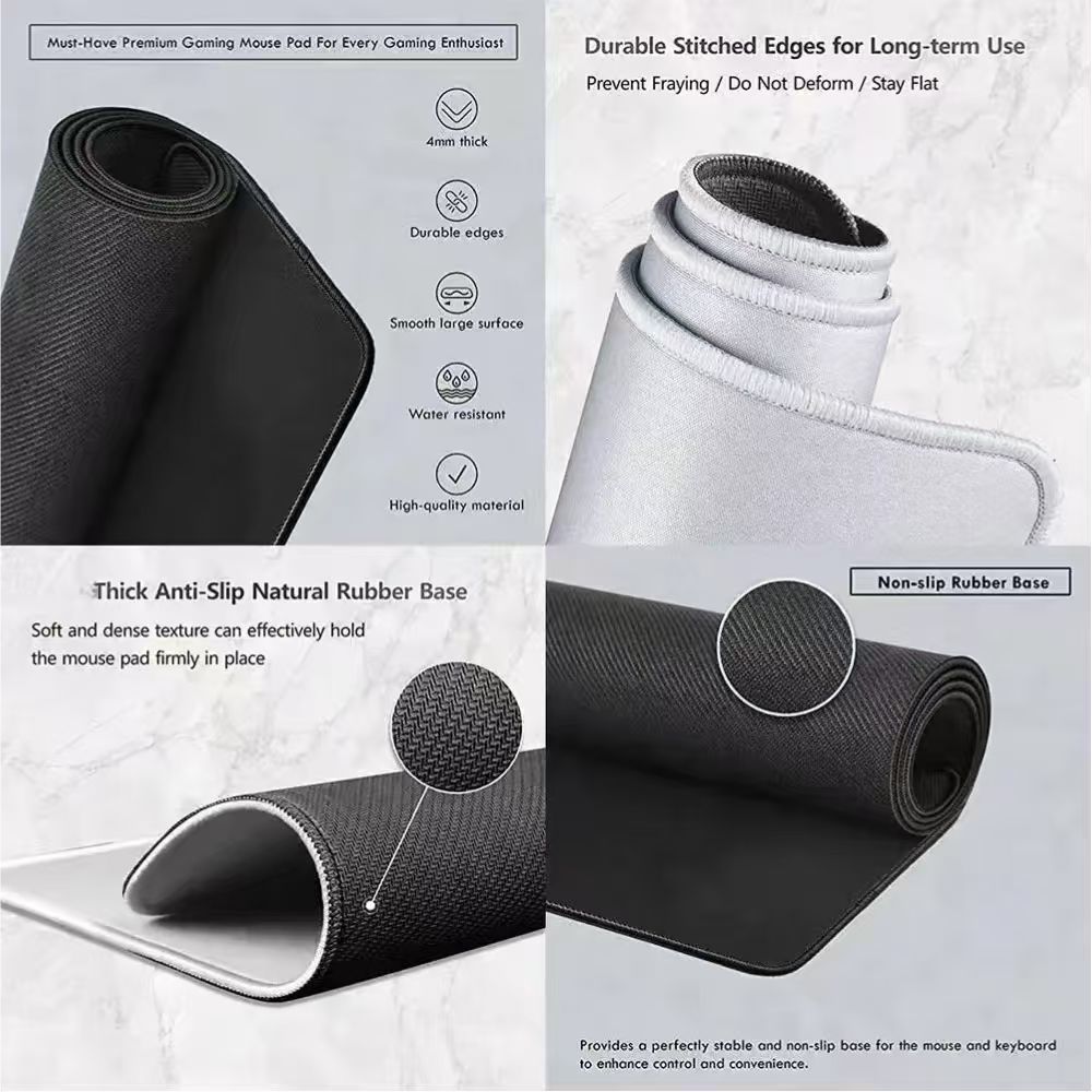 Rubber Mat Desk - Personalisiertes Mauspad mit Eigenem Foto oder