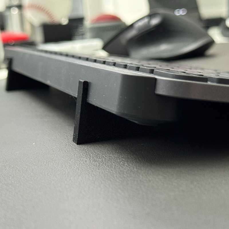 Ergonomic Desk Setup Keyboard - Tastatur-Ständerfüße, Ergonomische Erhöhung für Schlanke Büro-Tastatur-Schreibtischkonfiguration