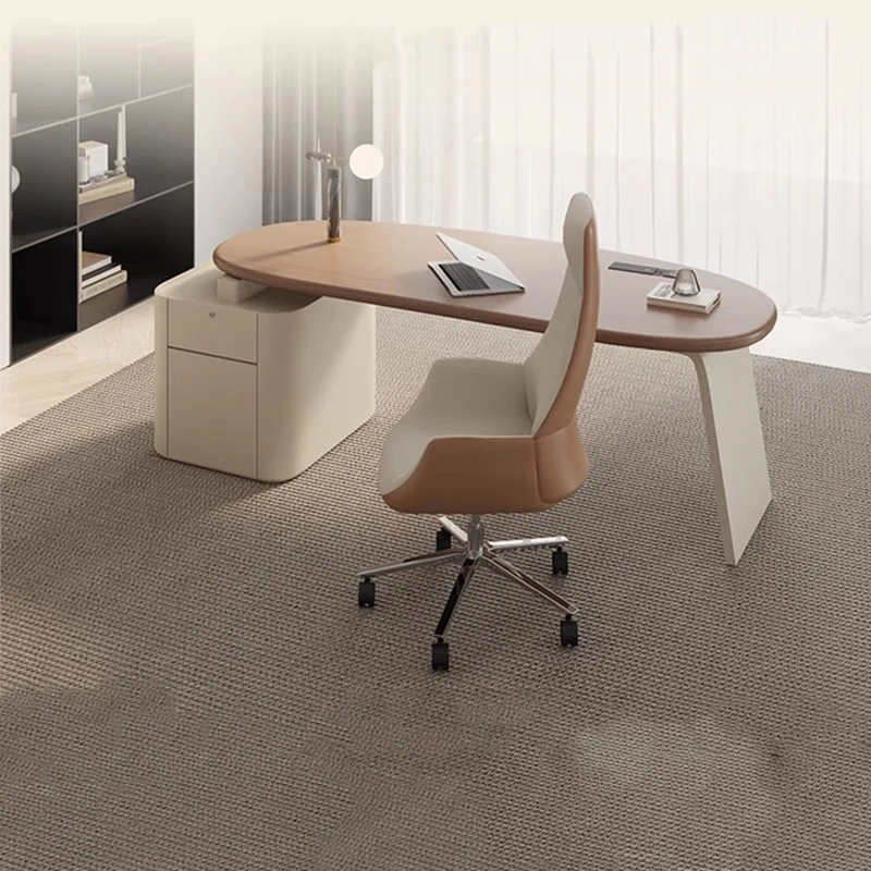 Desk Setup L Shaped - Schlafzimmer Notebook Tisch Aktenschränke Schubladen Setup