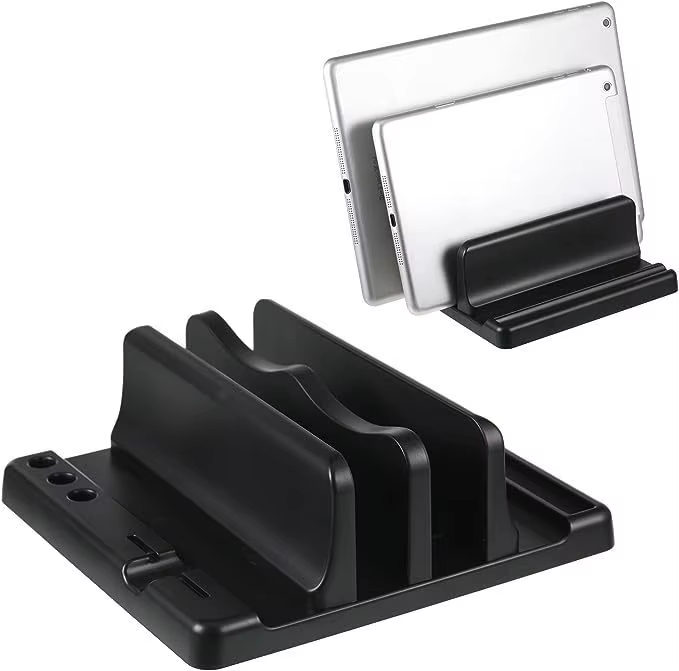 Desk Setup Stand - Büro-Laptopständer aus ABS-Kunststoff, vertikal, spart Platz