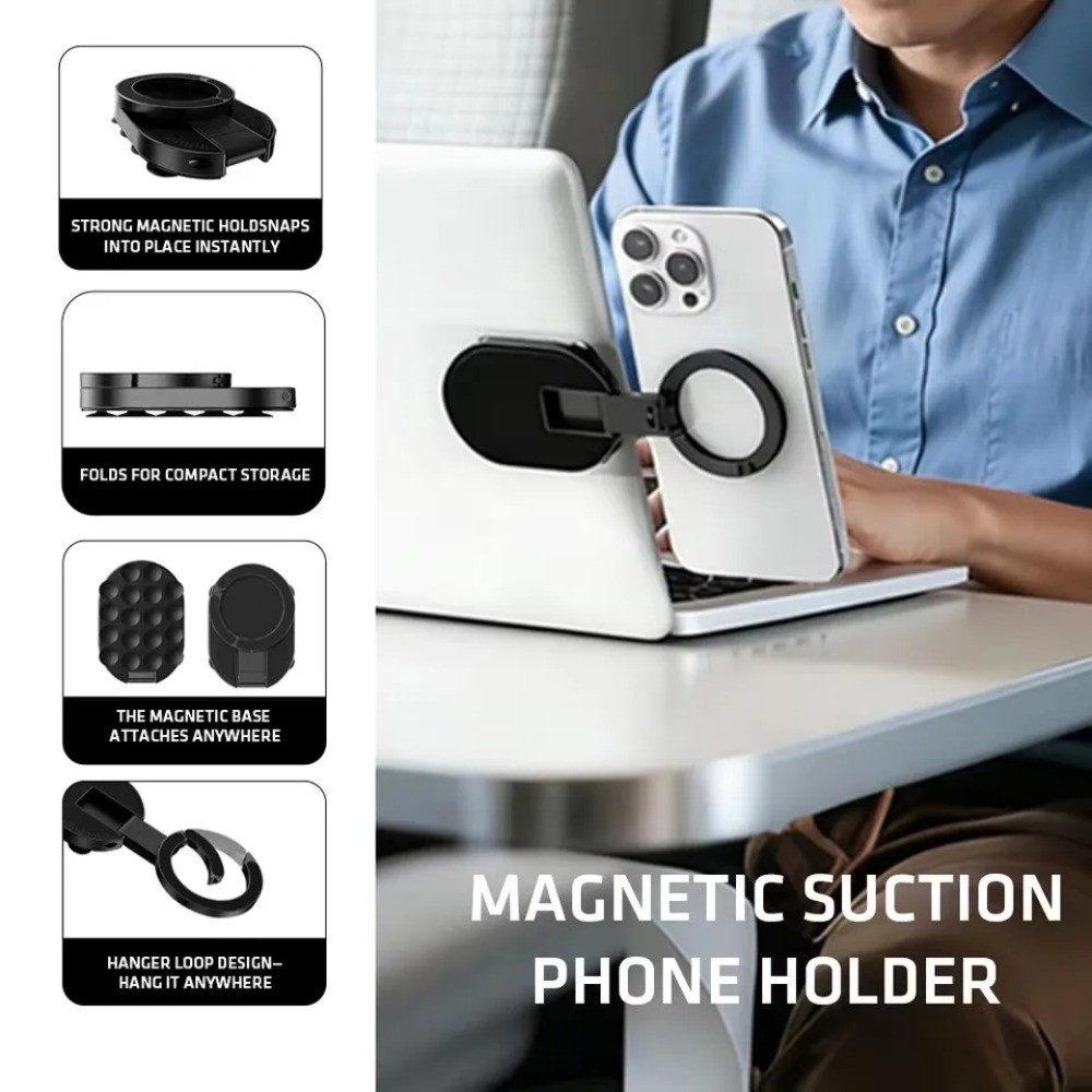 Desk Setup Stand - Magnetischer Faltbarer Handyständer Universal 360° °