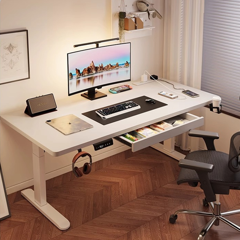 Setup Desk Monitor - Moderner Elektrischer Stehschreibtisch aus Eisen mit