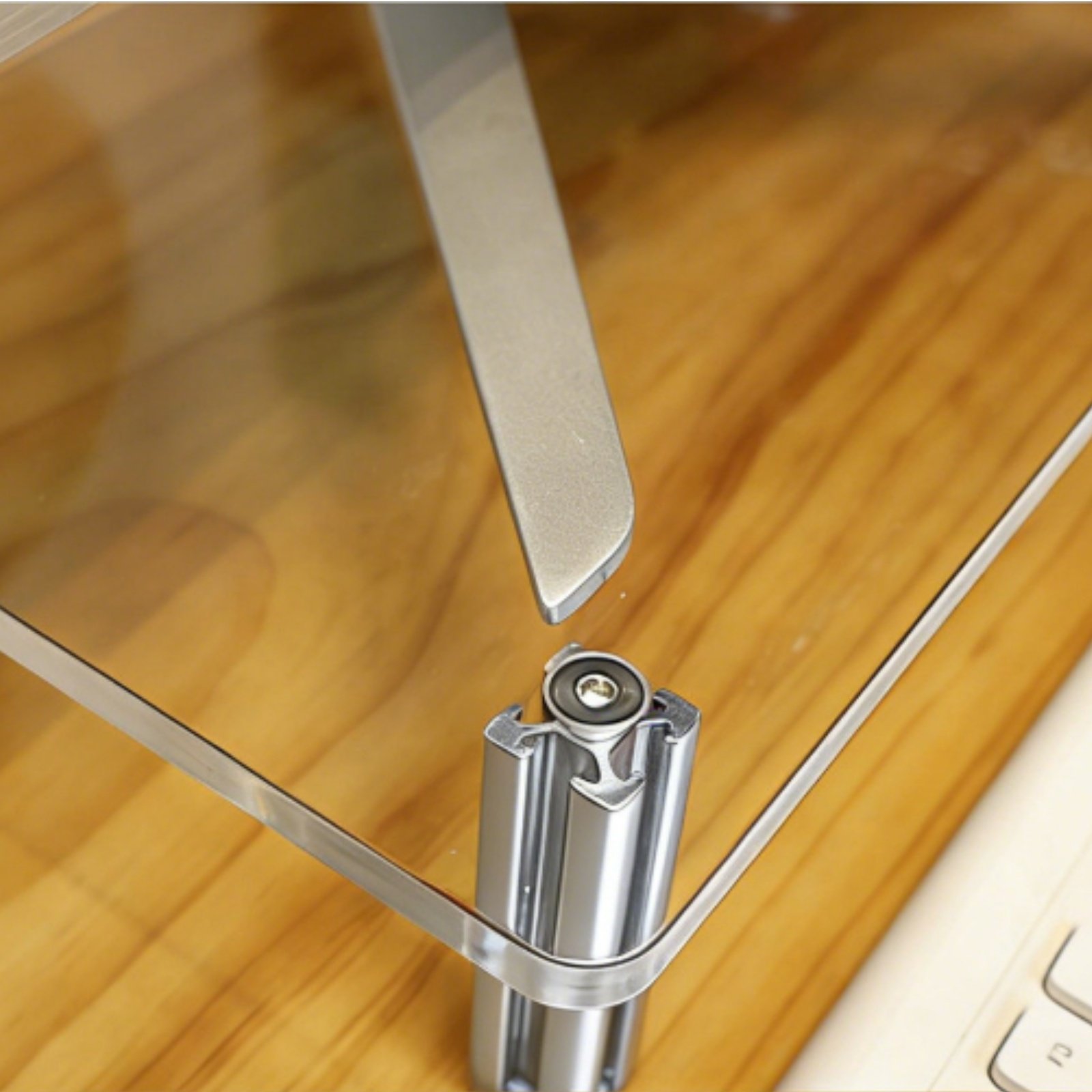 Setup Desk Monitor - Acryl-Monitorständer, leicht zu reinigen und transparent,