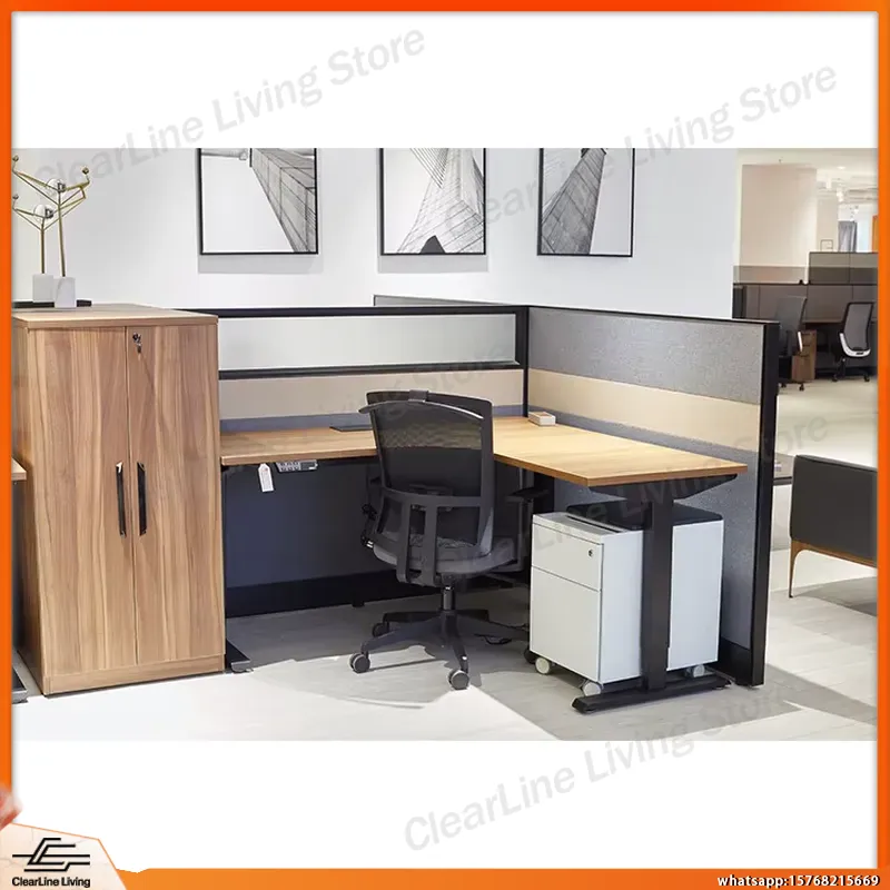Desk Setup L Shaped - L-förmiger Elektrisch Höhenverstellbarer Gaming-Schreibtisch mit Doppelmotor,