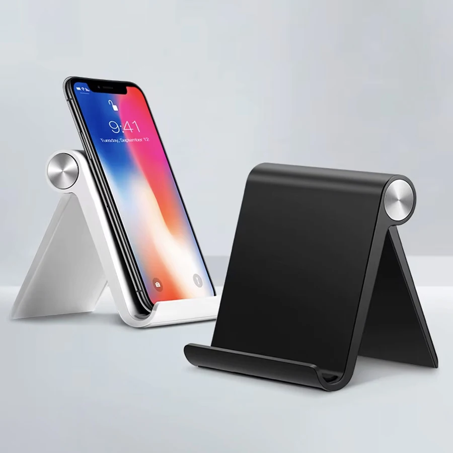 Desk Setup Stand - Faltbarer Desktop-Telefonhalter, verstellbarer tragbarer Ständer, rutschfester,