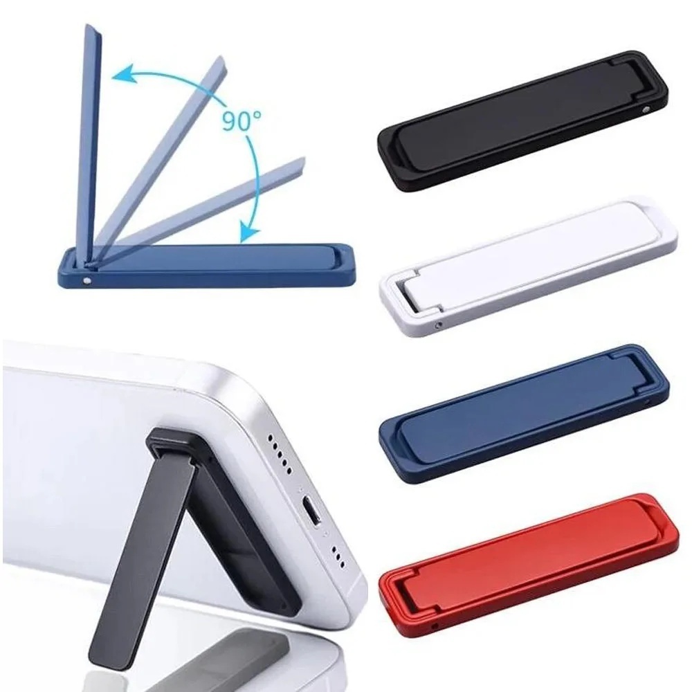 Desk Setup Stand - Mini Flip-Handyhalter aus Legierung, ultradünner Aufkleber