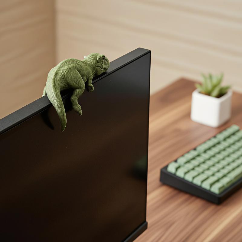 Schlafender Tyrannosaurus Rex  – Setup Desk Monitor Bewertung und Preis