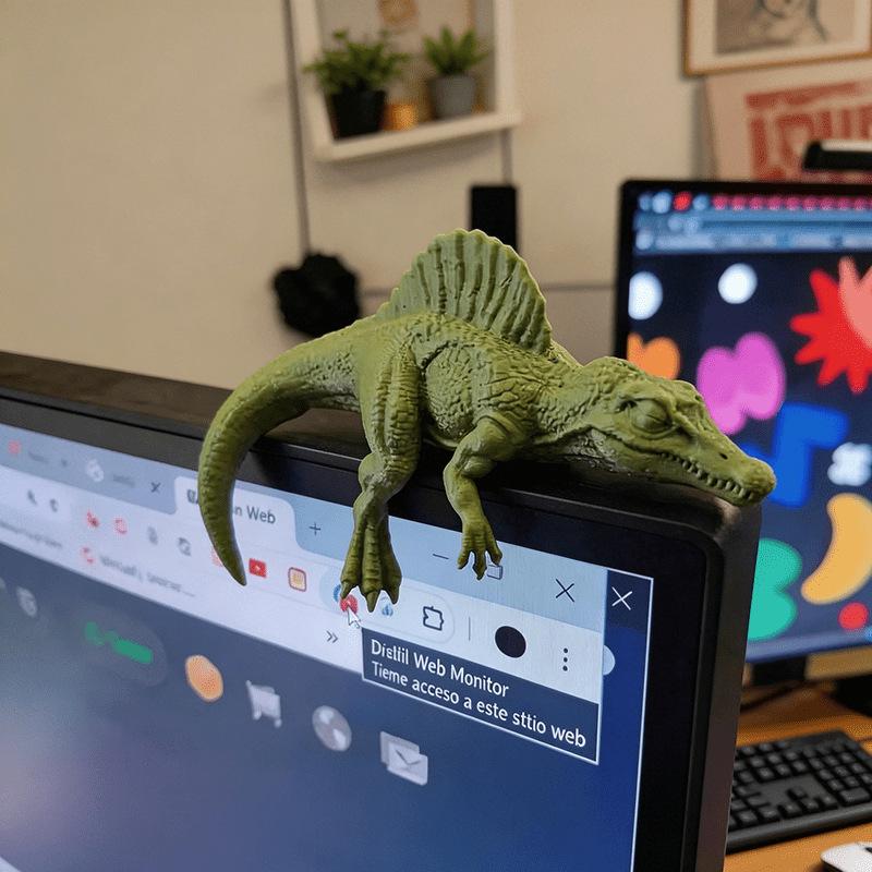 Schlafender Tyrannosaurus Rex  – Setup Desk Monitor Bewertung und Preis