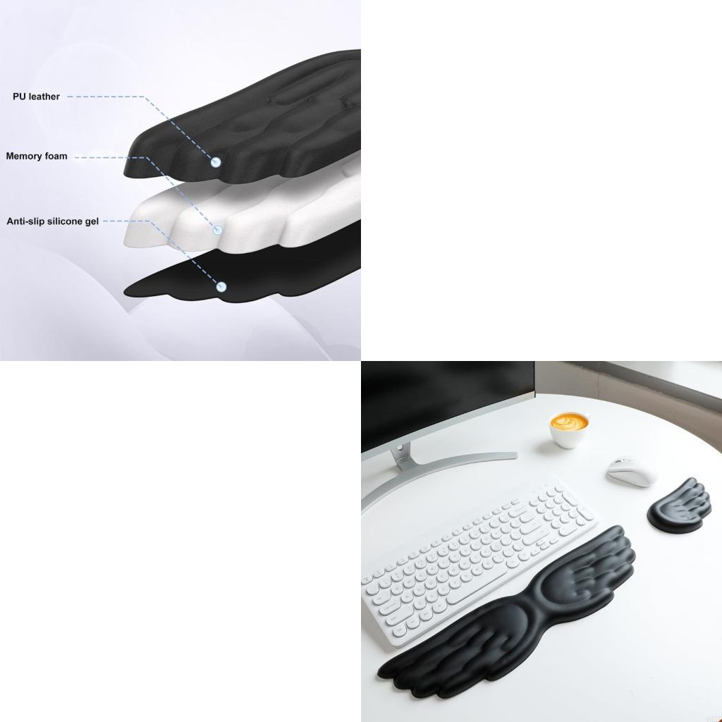 462E Weiche Silikon-Engelsflüg – Ergonomic Desk Setup Keyboard Bewertung und Preis