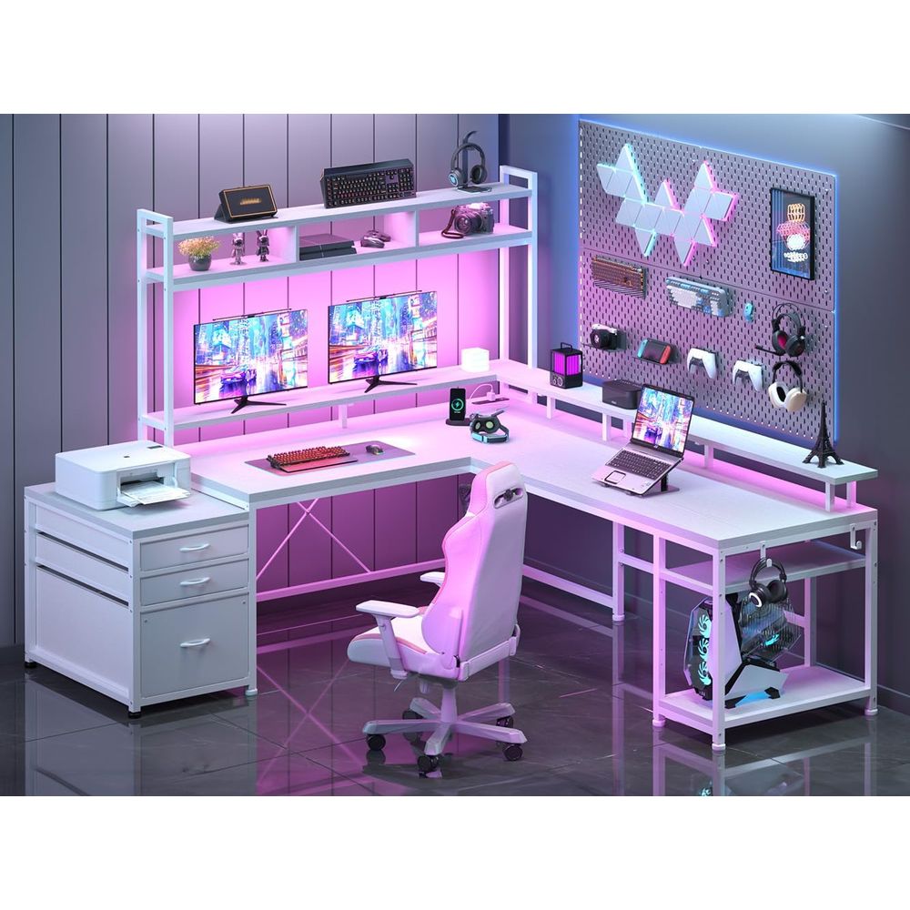 104-Zoll L-förmiger Schreibtis – Desk Setup L Shaped Bewertung und Preis