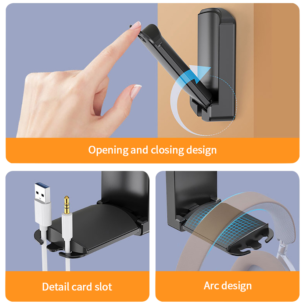 Klappbarer Headset-Ständer hal – Headphone Hook Under Bewertung und Preis