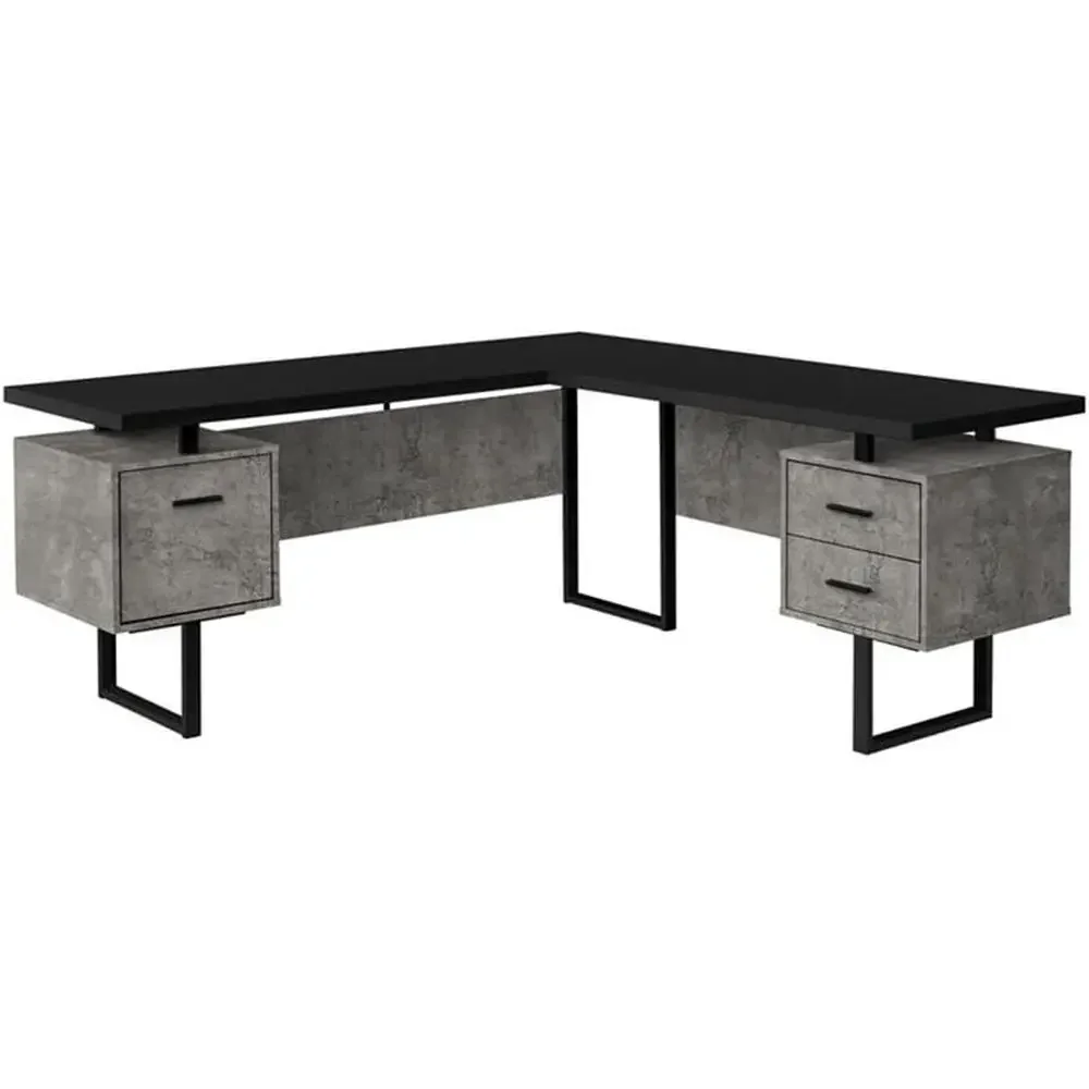 L-förmiger 70-Zoll-Computertis – Desk Setup L Shaped Bewertung und Preis