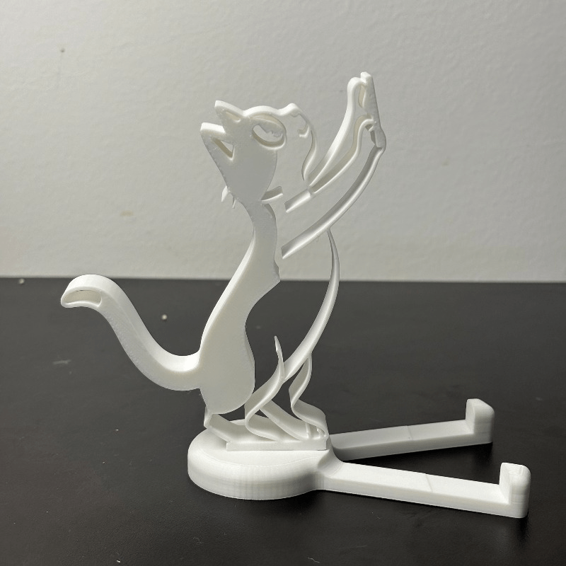 Abstrakter Hohllinien-Katzen-H – Desk Setup Stand Bewertung und Preis