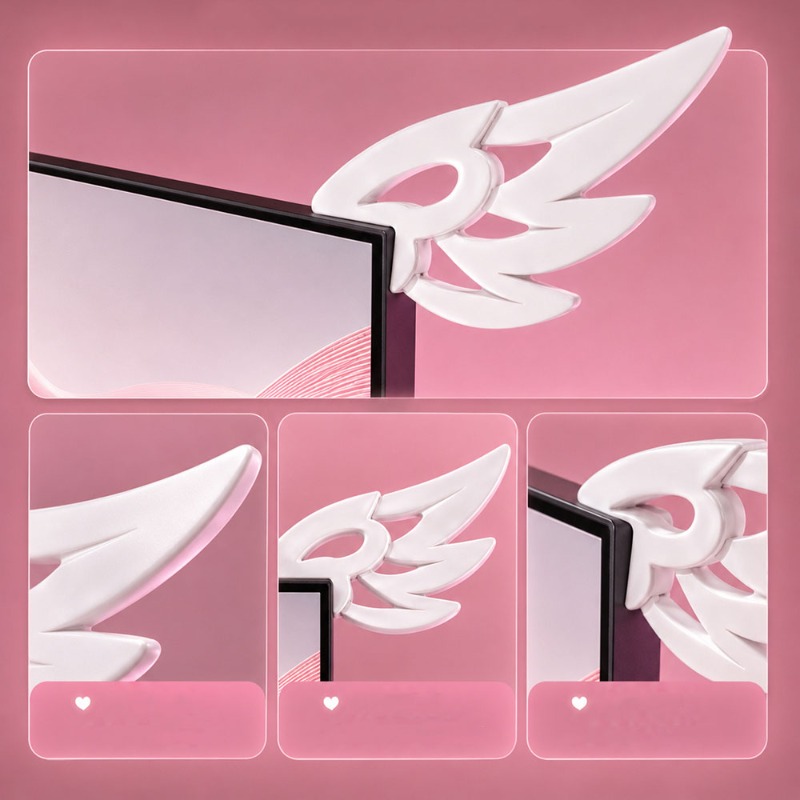 Kawaii 3D Flügel-Dekoration fü – Setup Desk Monitor Bewertung und Preis