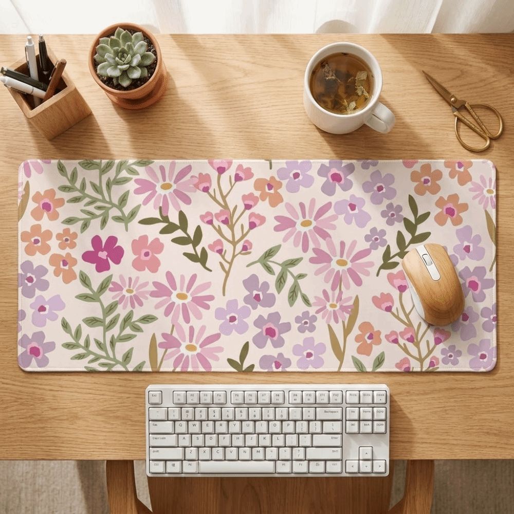 Fleckresistente Große Blumen-S – Rubber Mat Desk Bewertung und Preis