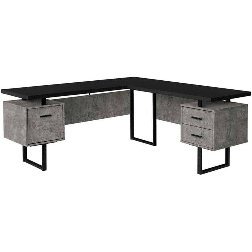 L-förmiger 70-Zoll-Computertis – Desk Setup L Shaped Bewertung und Preis