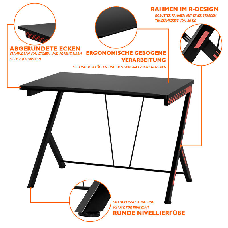 Moderner ergonomischer Compute – Desk Setup L Shaped Bewertung und Preis