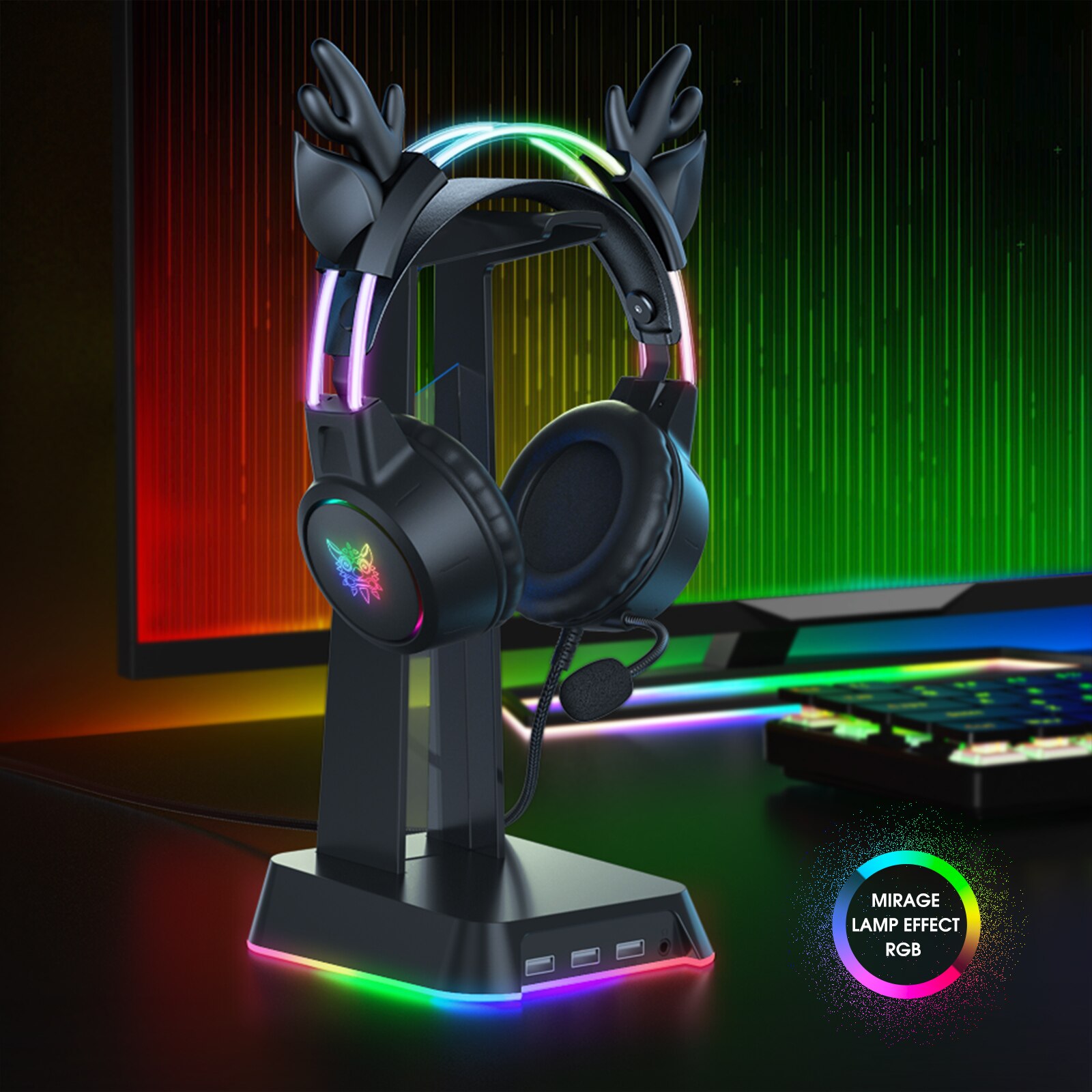 Onikuma Gaming Headset für 202 – Headphone Hook Under Bewertung und Preis