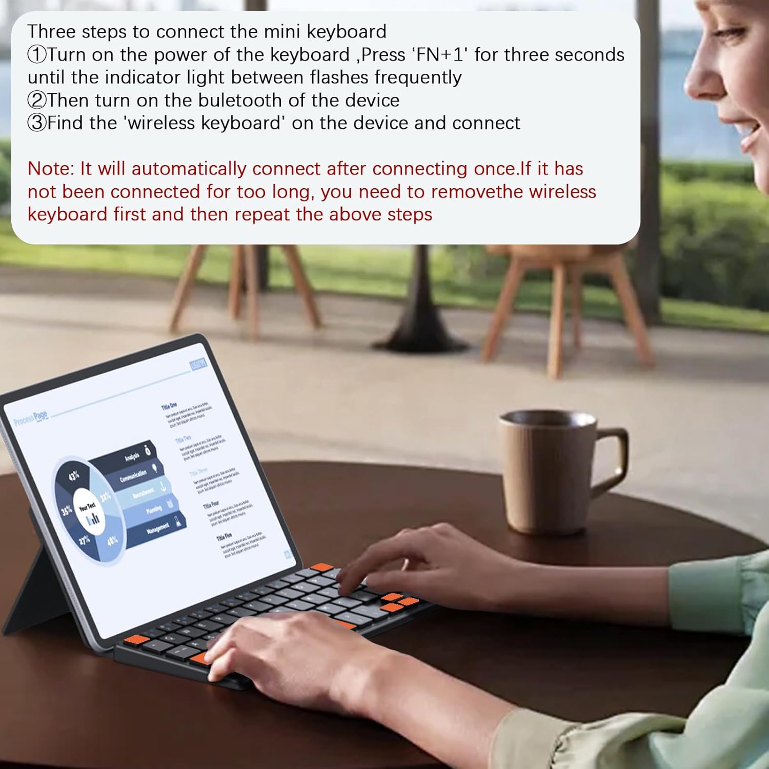 Faltbare kabellose Tastatur fü – Korean Desk Setup Bewertung und Preis
