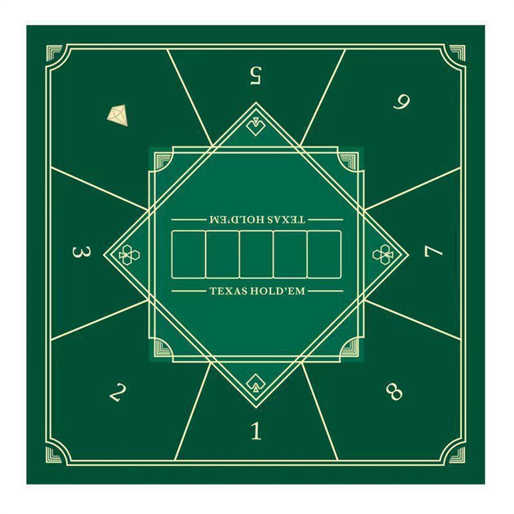 Verstärkte Texas Hold'em Poker – Rubber Mat Desk Bewertung und Preis