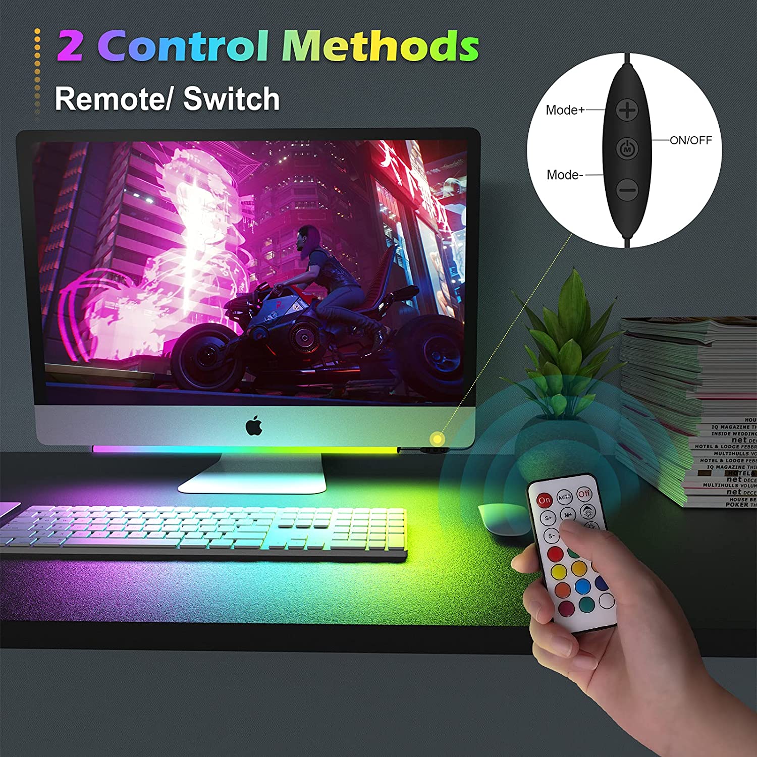Unter Monitor Lichtleiste RGB  – Setup Desk Monitor Bewertung und Preis